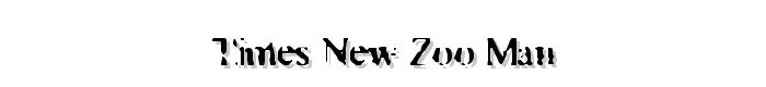 Times New Zoo-man font